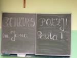 Konkurs poezji Jana Pawła II w kl 1-3