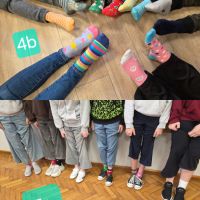Dzień kolorowej Skarpetki w naszej szkole